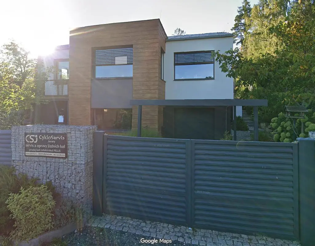 Google Street View Pohled z ulice – projeďte si trasu - CykloServis Jevany