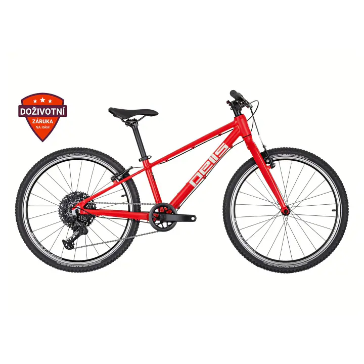 PELLS Rocket Lite je cenově dostupné dětské kolo na 24” kolech s nízkou hmotností pro snadnou manipulaci, účinnými ráfkovými V-brzdami a geometrii reflektující dětské proporce pro lepší stabilitu.