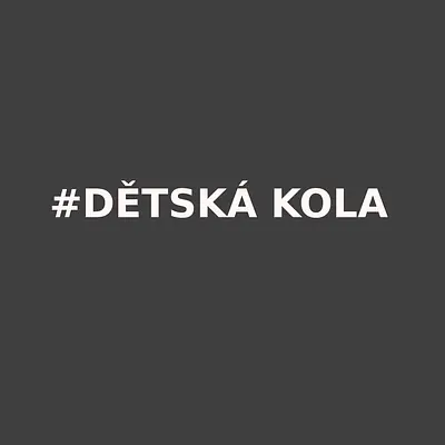 Dětská kola