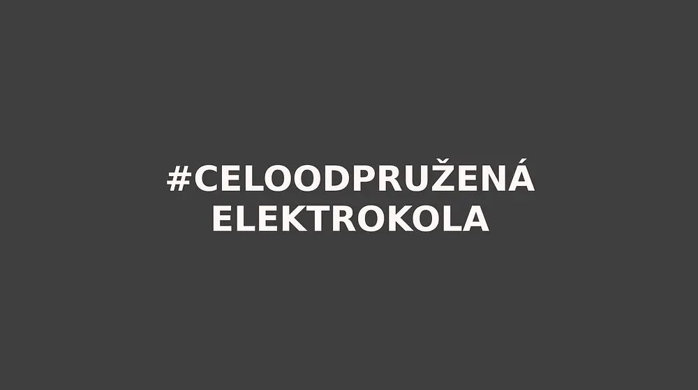 Celoodpružená elektrokola