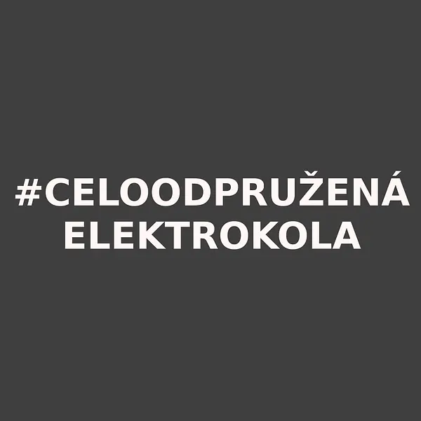 Celoodpružená elektrokola